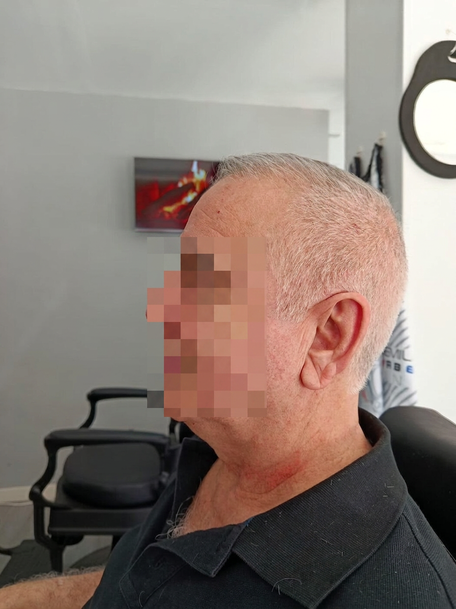 Corte realizado en Positivo Barber 4